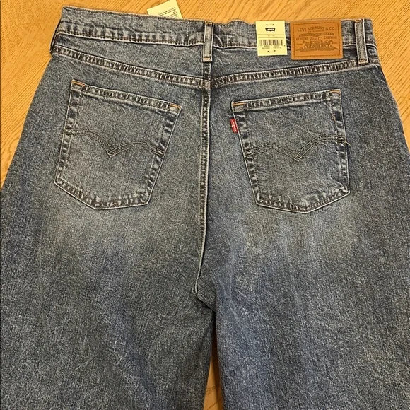 Levi's 728 high rise wide leg jeans- sweet success NWT - Picture 8 of 9